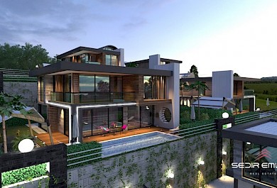 Sea view villas in close to the beach for sale in Alanya alanya 